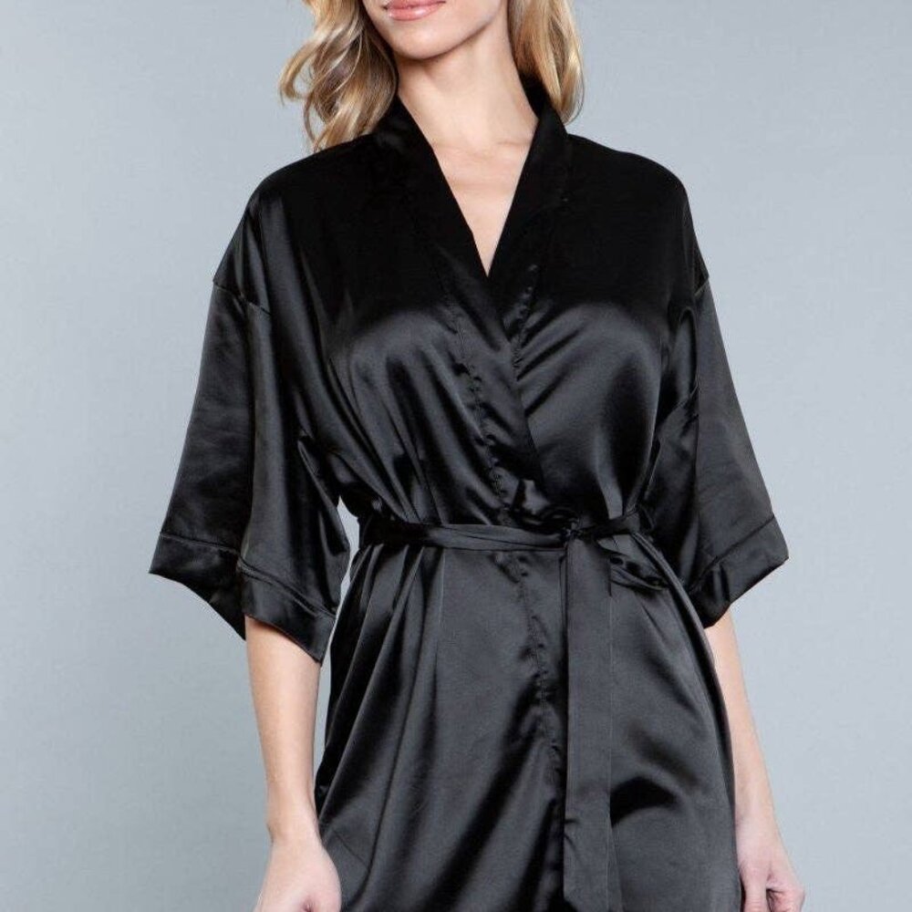 Black Getting Ready Robe - Picture 5 of 5